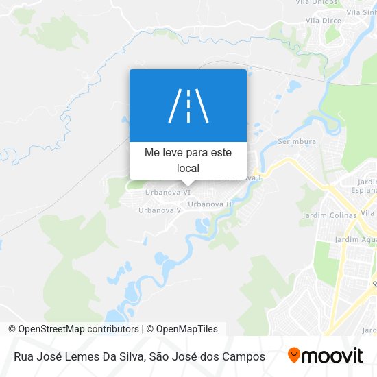 Rua José Lemes Da Silva mapa