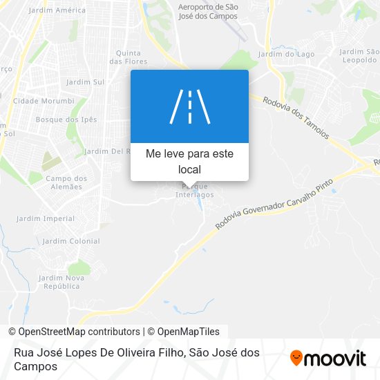 Rua José Lopes De Oliveira Filho mapa