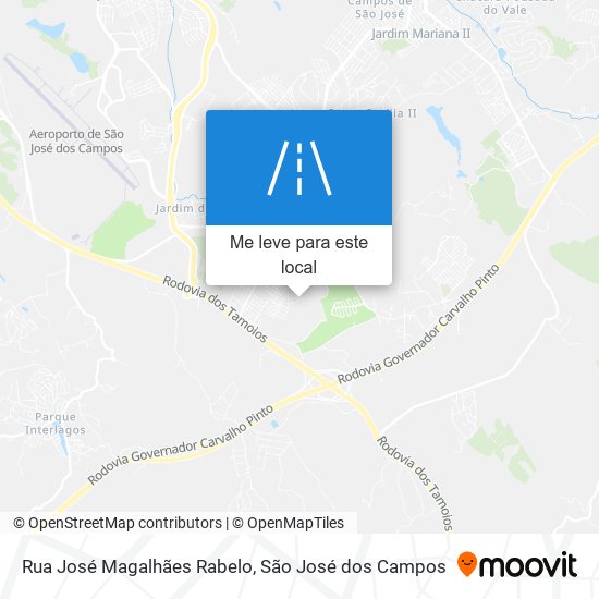 Rua José Magalhães Rabelo mapa
