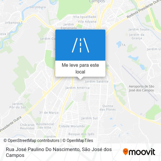 Rua José Paulino Do Nascimento mapa