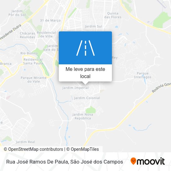 Rua José Ramos De Paula mapa