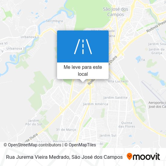 Rua Jurema Vieira Medrado mapa