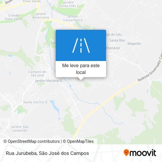 Rua Jurubeba mapa