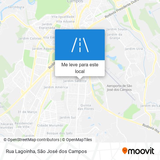 Rua Lagoinha mapa