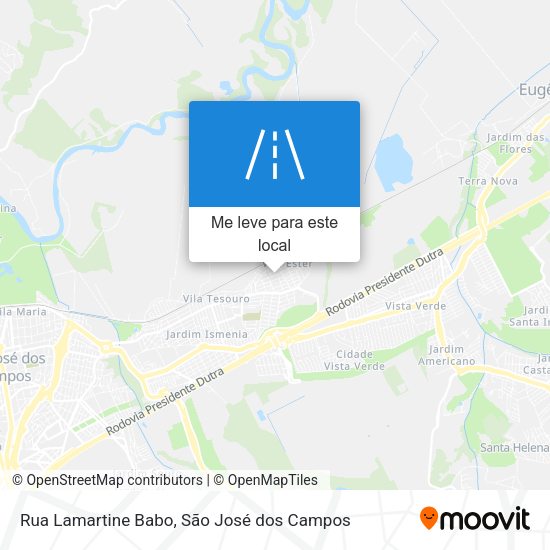 Rua Lamartine Babo mapa