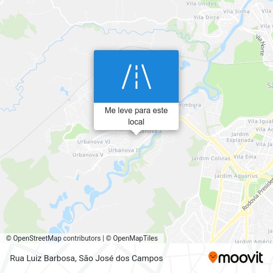 Rua Luiz Barbosa mapa