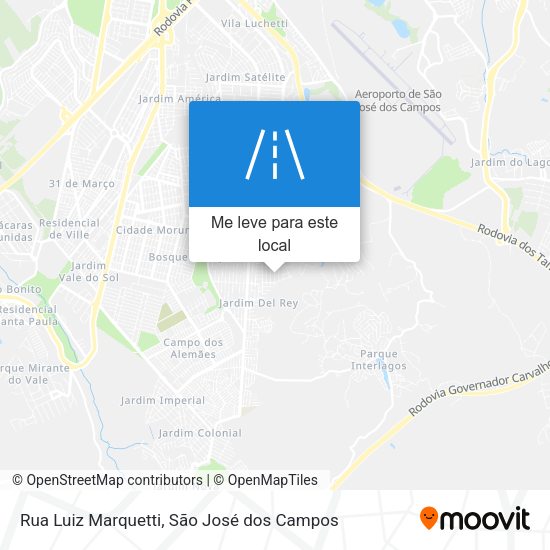 Rua Luiz Marquetti mapa