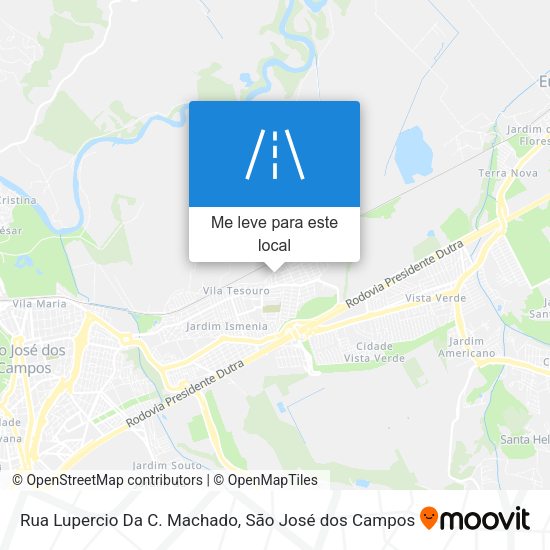Rua Lupercio Da C. Machado mapa