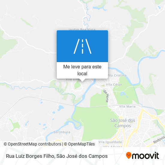 Rua Luíz Borges Filho mapa