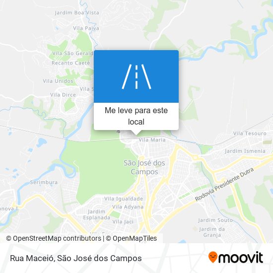 Rua Maceió mapa