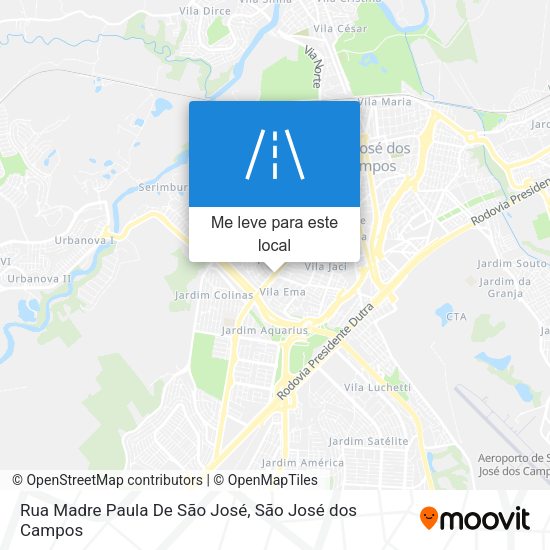 Rua Madre Paula De São José mapa