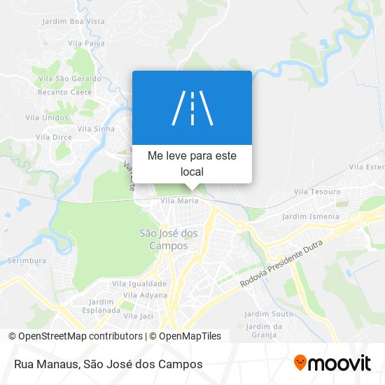 Rua Manaus mapa