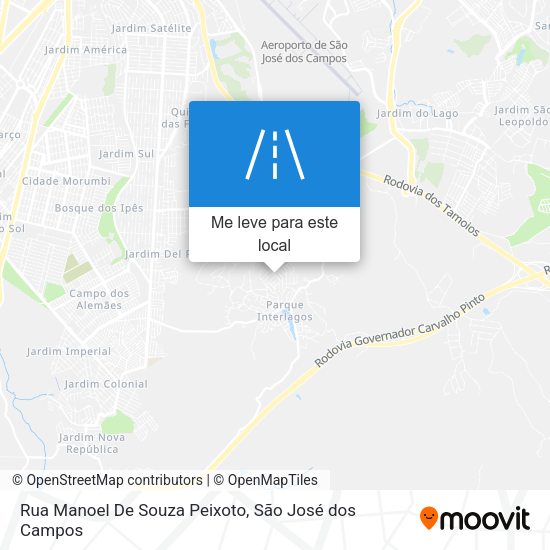 Rua Manoel De Souza Peixoto mapa