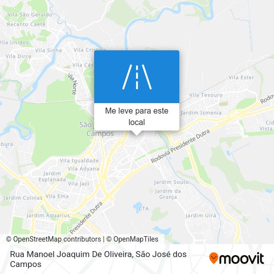 Rua Manoel Joaquim De Oliveira mapa