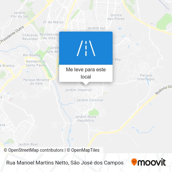 Rua Manoel Martins Netto mapa