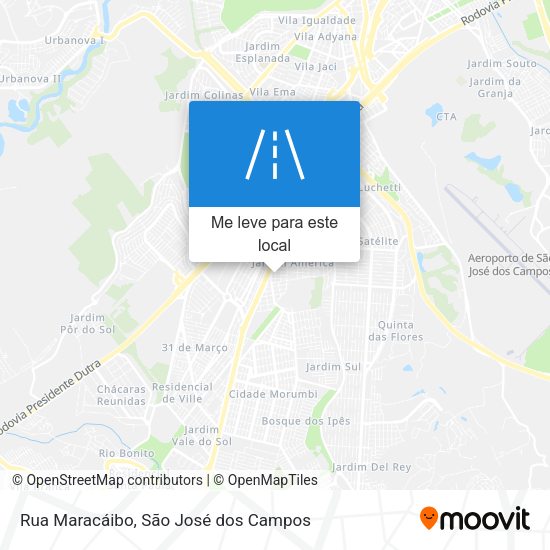 Rua Maracáibo mapa