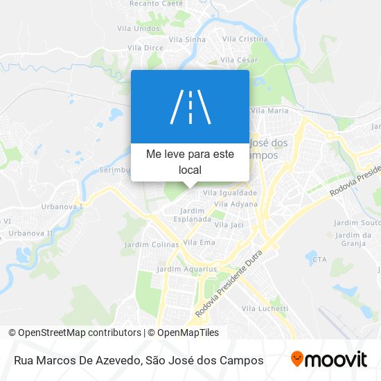 Rua Marcos De Azevedo mapa