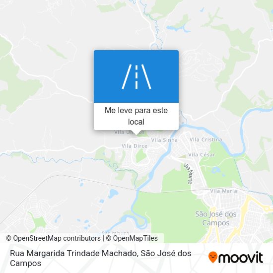 Rua Margarida Trindade Machado mapa