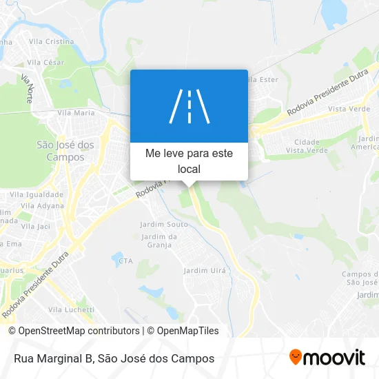 Rua Marginal B mapa