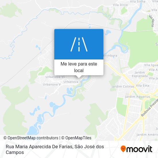 Rua Maria Aparecida De Farias mapa