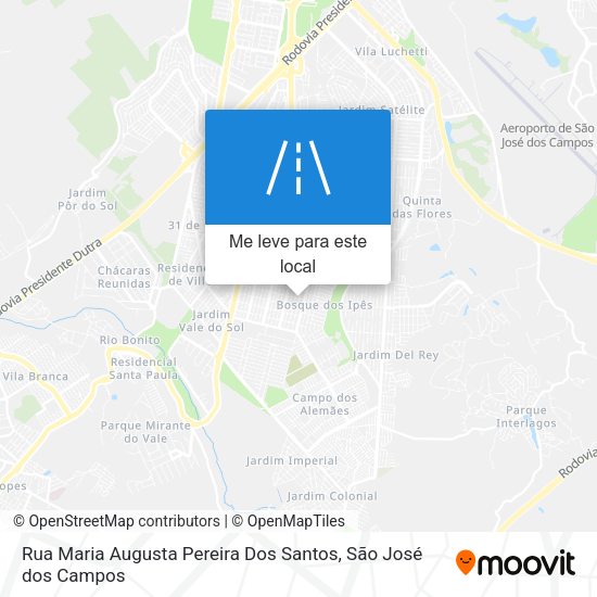 Rua Maria Augusta Pereira Dos Santos mapa
