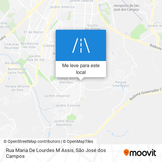 Rua Maria De Lourdes M Assis mapa