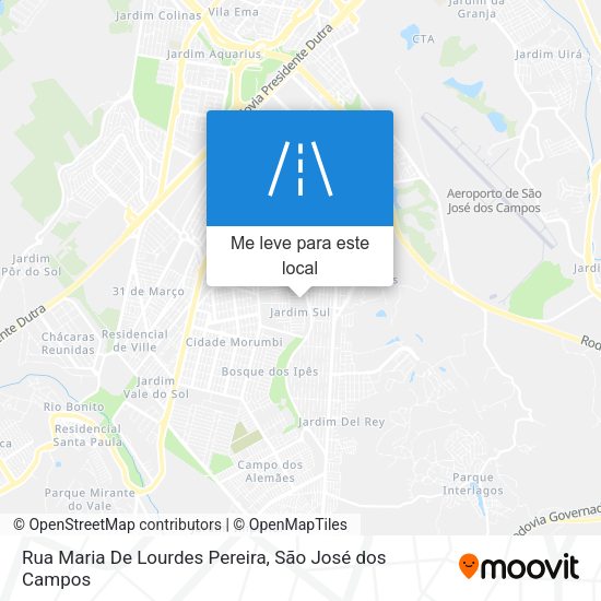 Rua Maria De Lourdes Pereira mapa