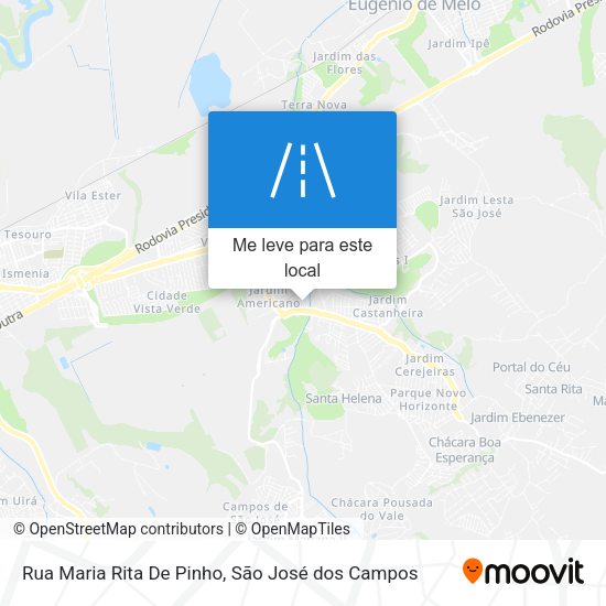 Rua Maria Rita De Pinho mapa
