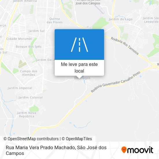 Rua Maria Vera Prado Machado mapa