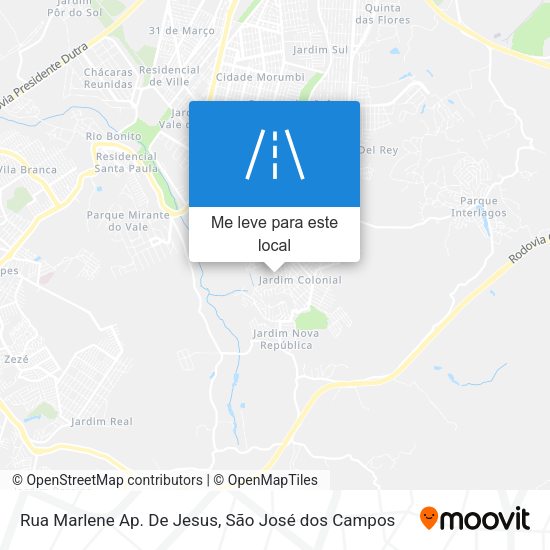 Rua Marlene Ap. De Jesus mapa