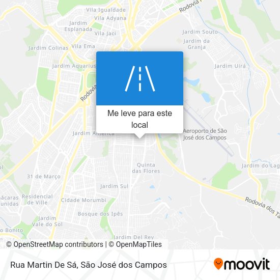 Rua Martin De Sá mapa