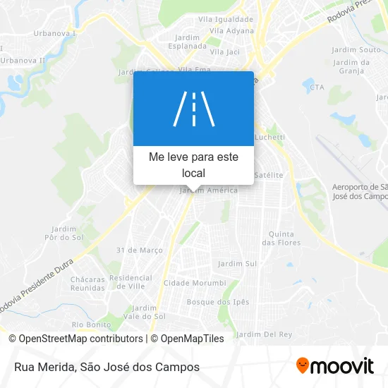 Rua Merida mapa