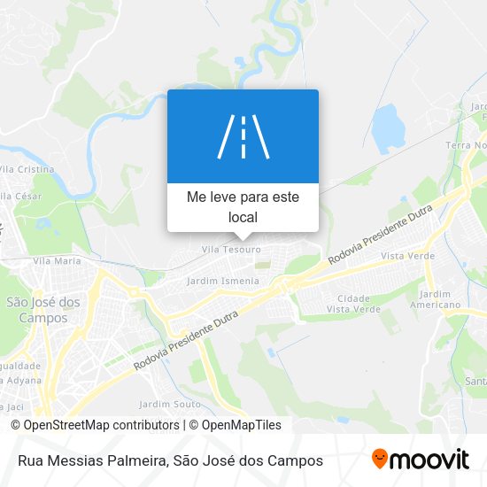 Rua Messias Palmeira mapa