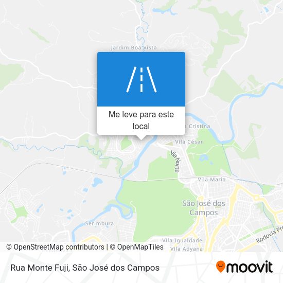 Rua Monte Fuji mapa