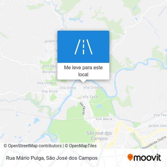 Rua Mário Pulga mapa