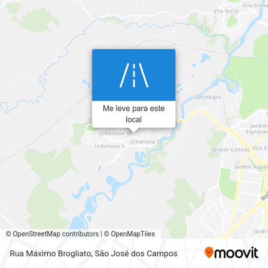 Rua Máximo Brogliato mapa
