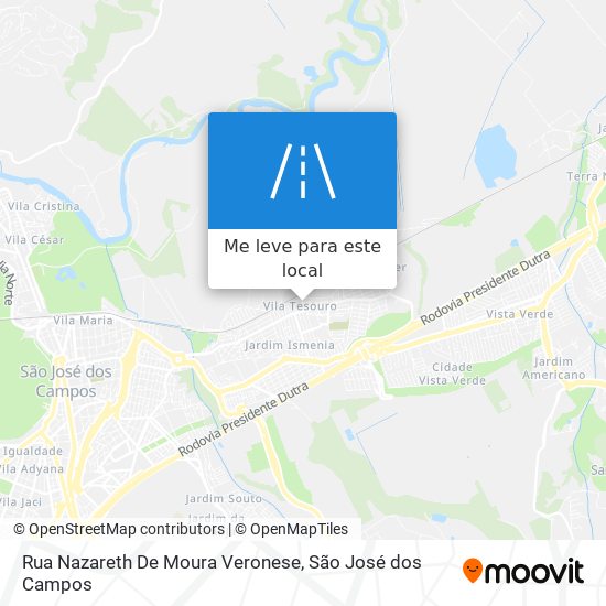 Rua Nazareth De Moura Veronese mapa