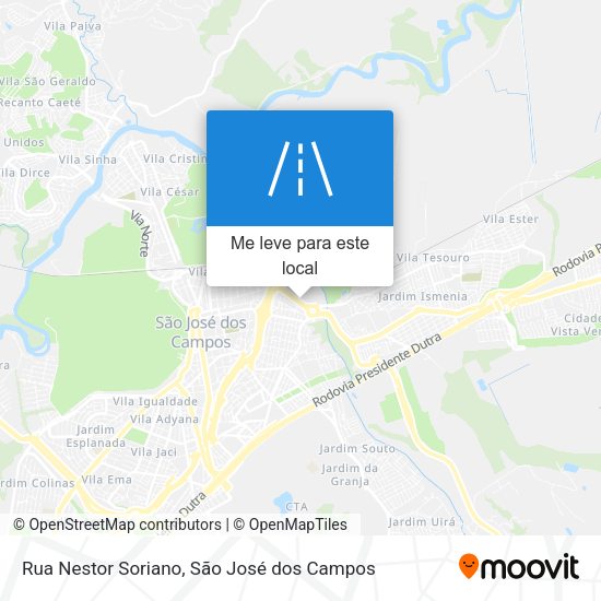 Rua Nestor Soriano mapa
