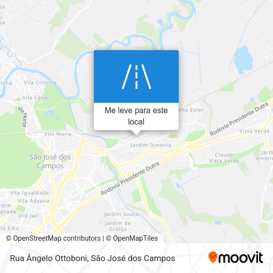 Rua Ângelo Ottoboni mapa