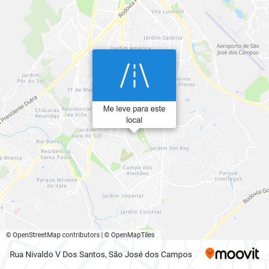 Rua Nivaldo V Dos Santos mapa