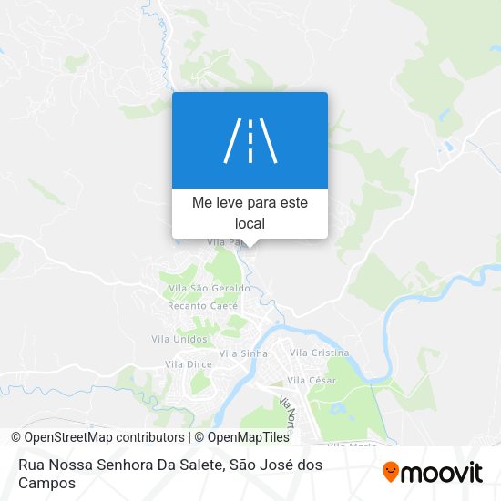 Rua Nossa Senhora Da Salete mapa