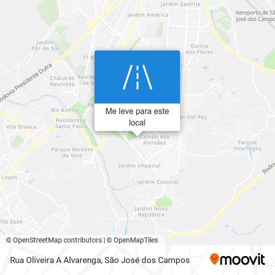 Rua Oliveira A Alvarenga mapa