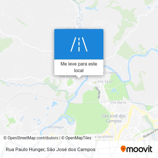 Rua Paulo Hunger mapa