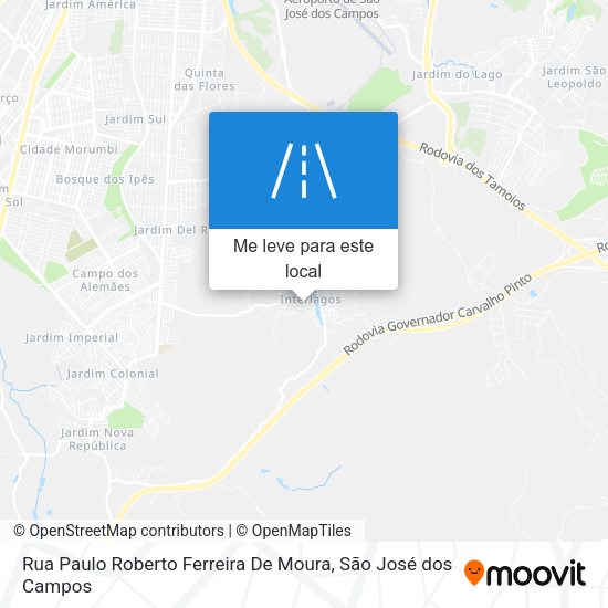 Rua Paulo Roberto Ferreira De Moura mapa