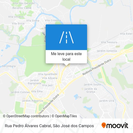 Rua Pedro Álvares Cabral mapa