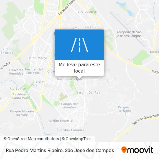 Rua Pedro Martins Ribeiro mapa