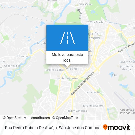 Rua Pedro Rabelo De Araújo mapa