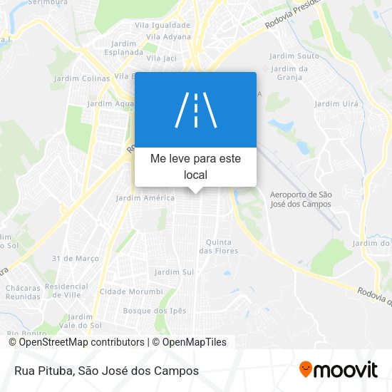 Rua Pituba mapa