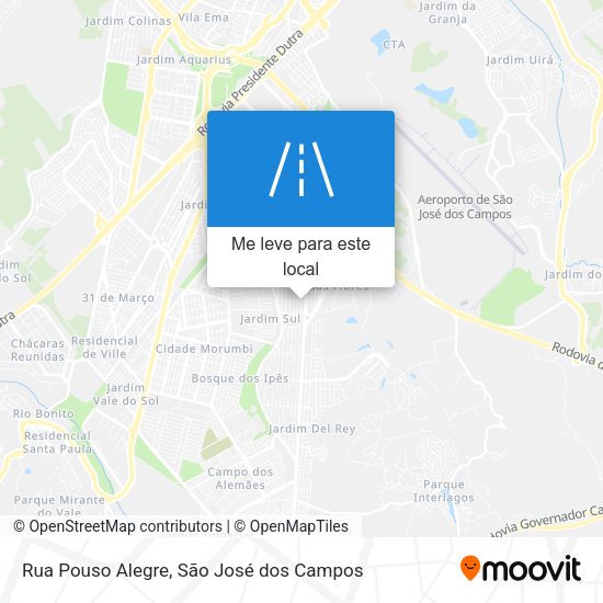 Rua Pouso Alegre mapa