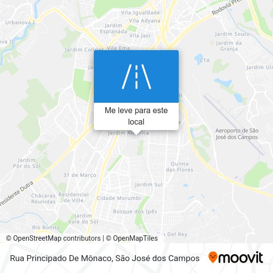 Rua Principado De Mônaco mapa